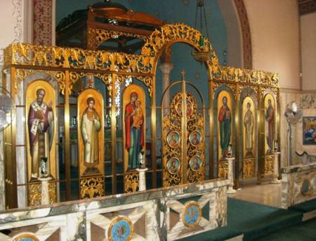 St Mary Byzantine Nesquehoning Iconostasis 3.JPG