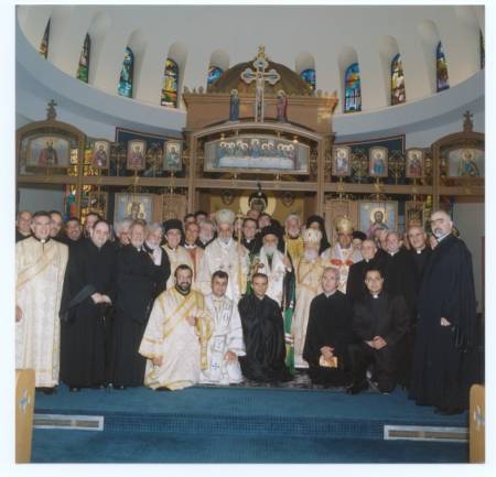 Enthronement of Archbishop Cyrille as Eparch of Newton of the Melkites - 2004.jpg